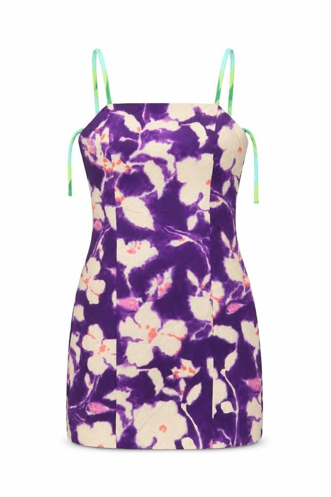 Zara Women's Purple Floral Slip Dress, S