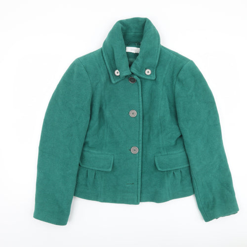 Marks and Spencer Women's Green Wool Blend Jacket