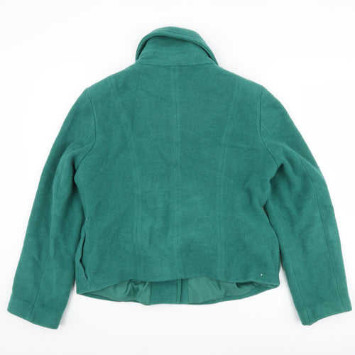 Marks and Spencer Women's Green Wool Blend Jacket