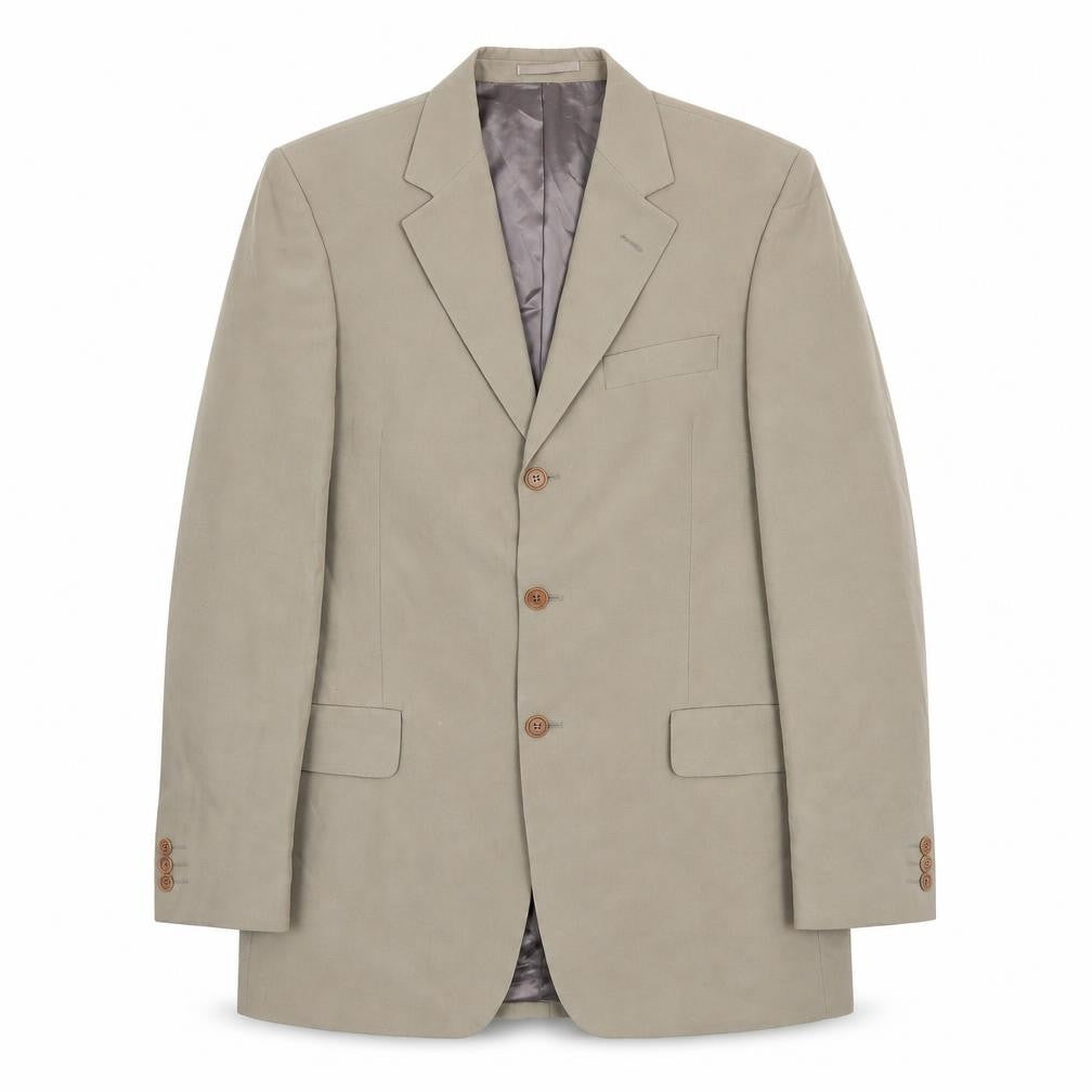 Front view of Austin Reed Men's Beige Blazer 40L