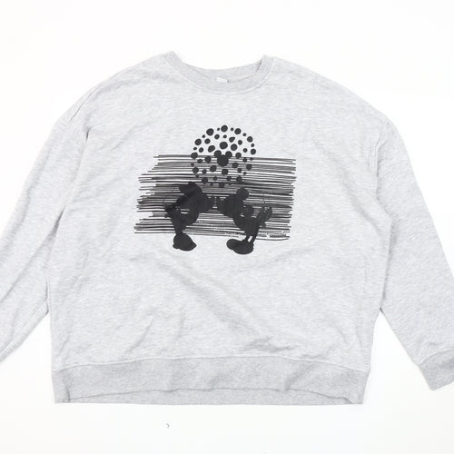 Disney Unisex Grey XL Pullover Sweatshirt