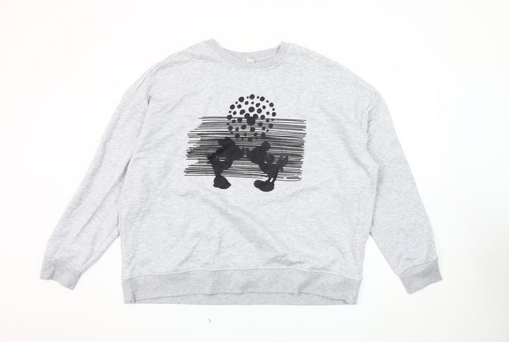 Disney Unisex Grey XL Pullover Sweatshirt