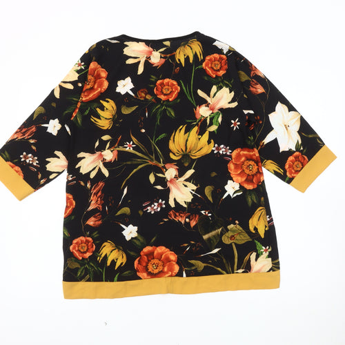 Blue Vanilla Women's Floral Blouse, Multicoloured, M