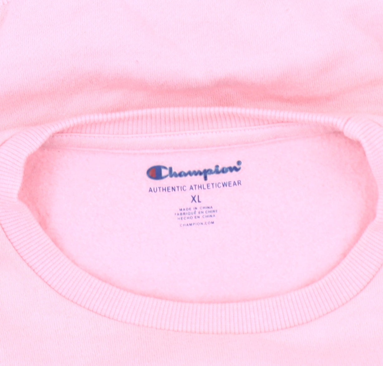 Champion Girls Pink XL Pullover Sweatshirt with Logo