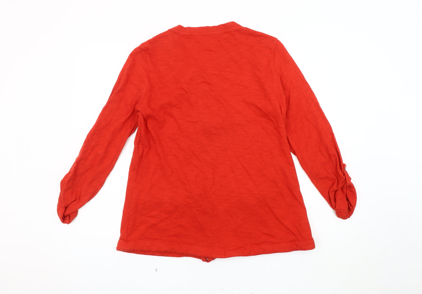 Next Women's Red Cotton Jacket Size 12