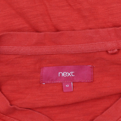 Next Women's Red Cotton Jacket Size 12