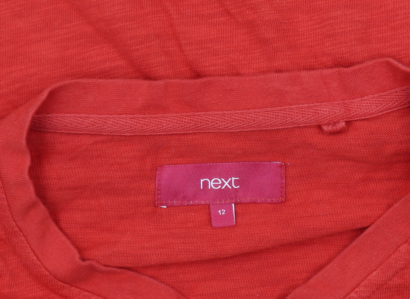Next Women's Red Cotton Jacket Size 12