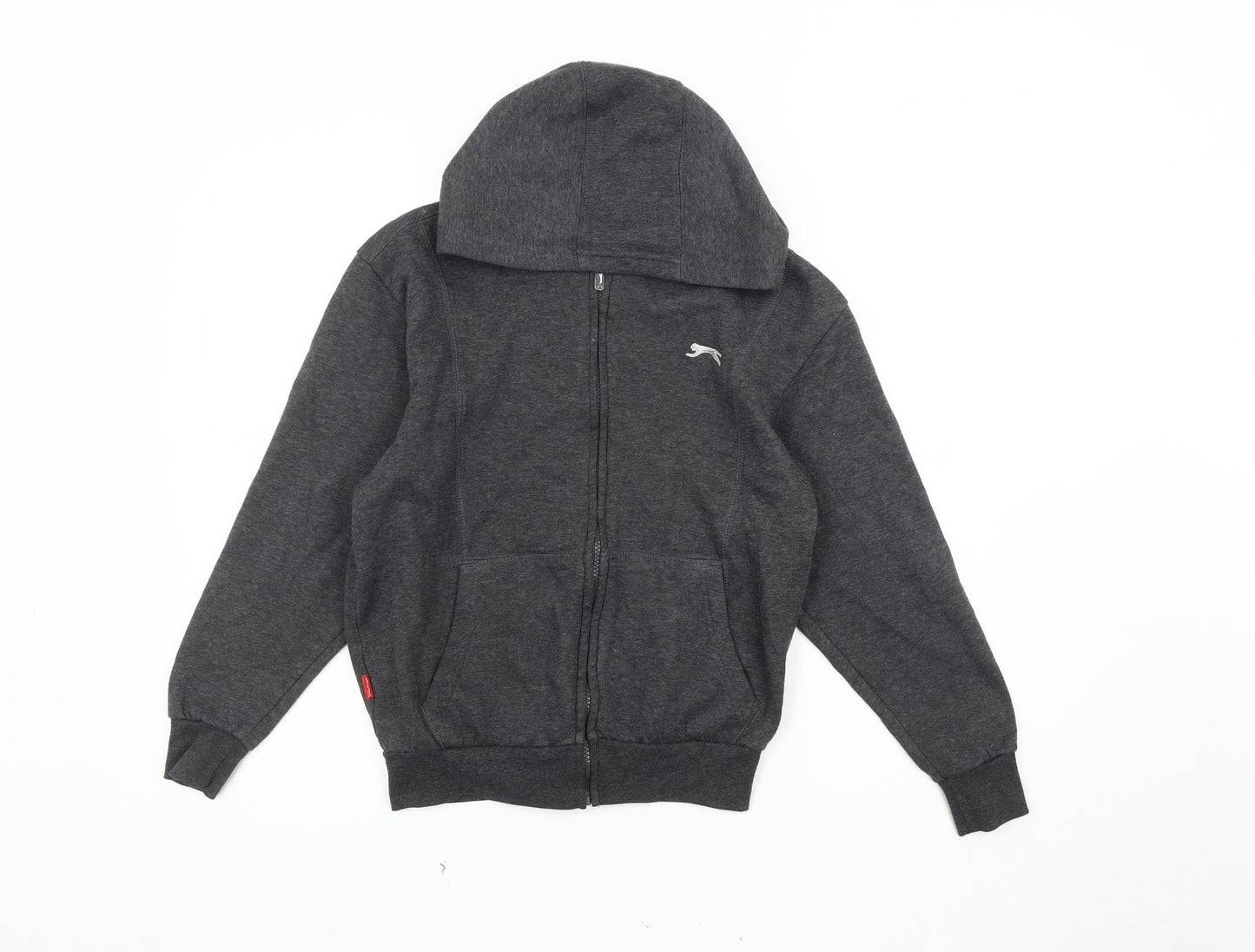 Slazenger Boys Grey Zip Hoodie Jacket, 11-12 Years