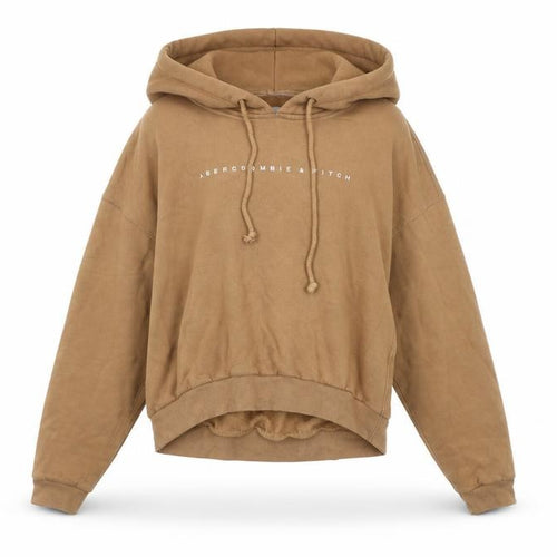 Abercrombie & Fitch Women Brown XS Pullover Hoodie