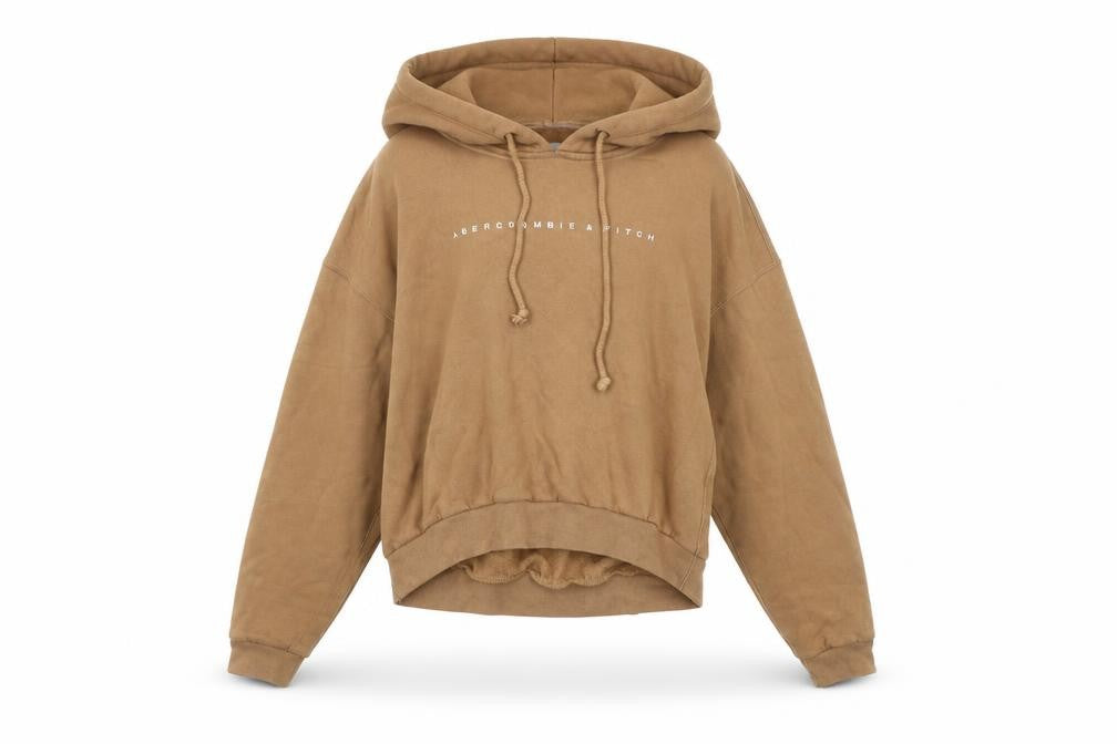 Abercrombie & Fitch Women Brown XS Pullover Hoodie