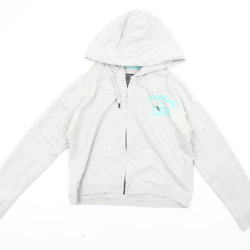 Creeks Women's Grey Hoodie Jacket M Casual