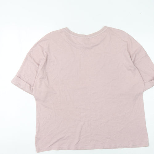 Disney Women's Pink Mickey Mouse T-Shirt, Size 16