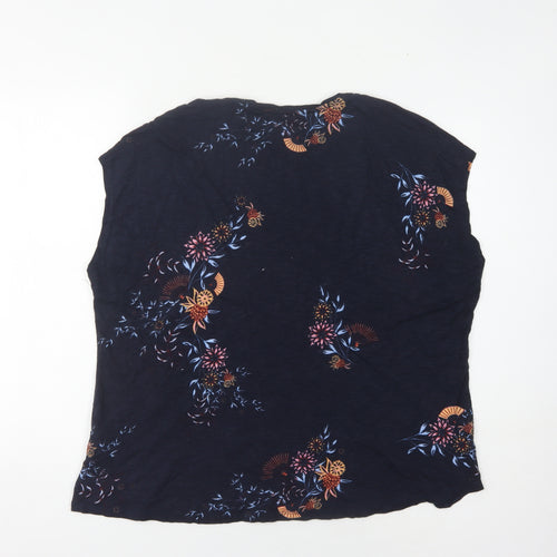 Marks and Spencer Women's Multicoloured Floral Top, Size 22