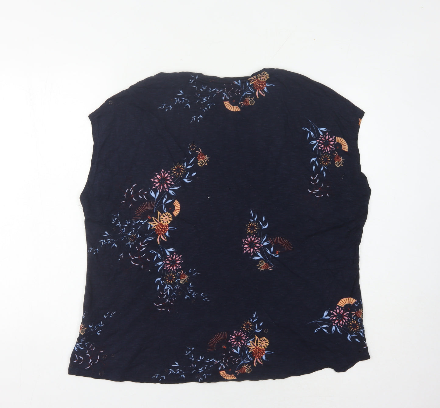 Marks and Spencer Women's Multicoloured Floral Top, Size 22