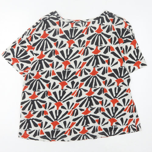 Marks and Spencer Women's Multicoloured Geometric T-Shirt, Size 14