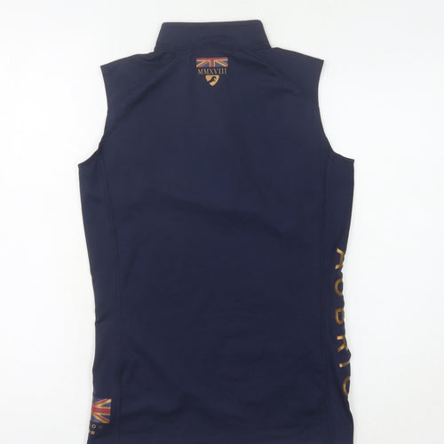 Aubrion Women's Blue Sleeveless Activewear Top S