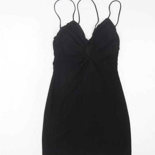 Zara Women's XS Black Bodycon Dress for Party