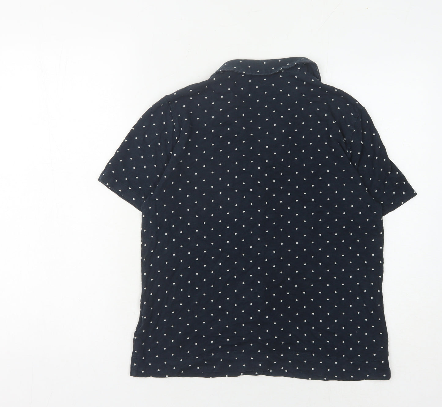 Whistles Women's Blue XS Button-Up Polka Dot Shirt