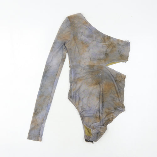 Zara Women's Tie Dye Asymmetric Bodysuit XS