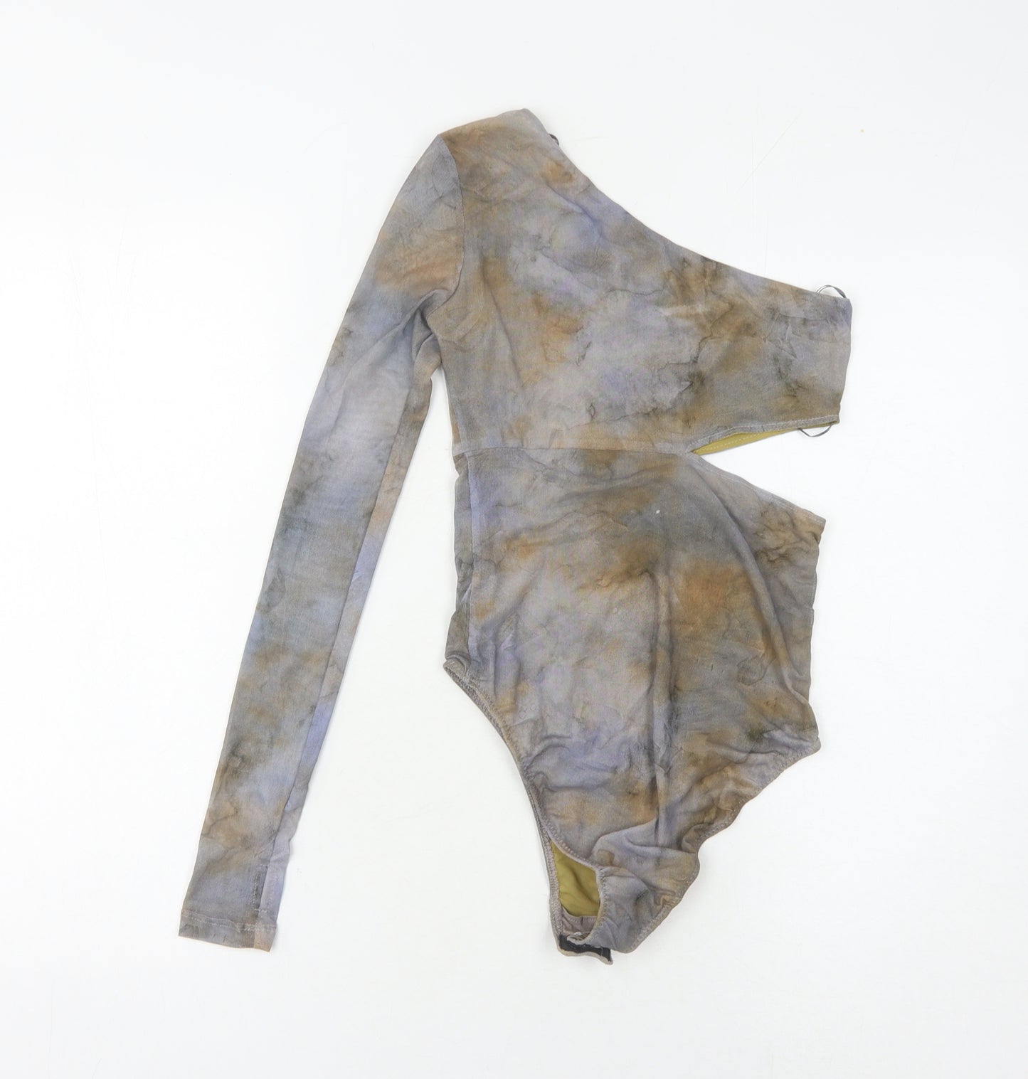 Zara Women's Tie Dye Asymmetric Bodysuit XS