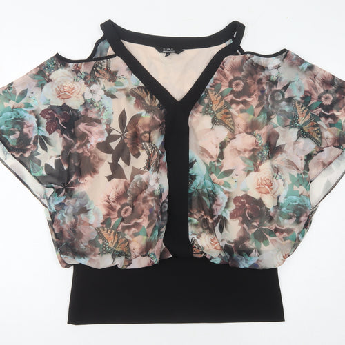 Star by Julien Macdonald Women's Floral Kimono Blouse Size 14