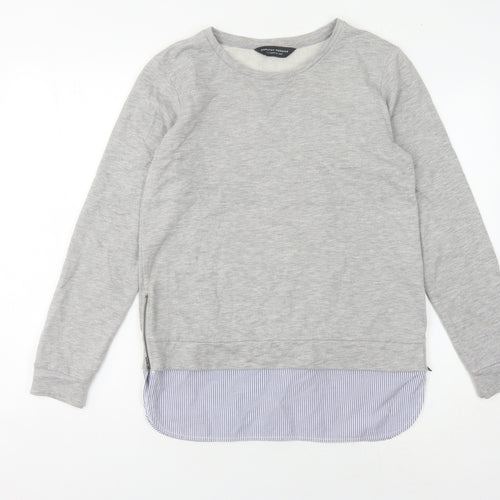 Dorothy Perkins Women's Grey Pullover Sweatshirt - Size 8