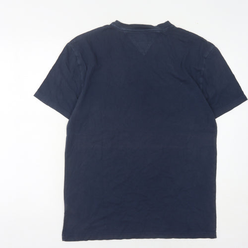 Tommy Jeans Men's Blue Logo T-Shirt Size S