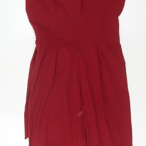 So Couture Women's Red Pencil Dress Size 12