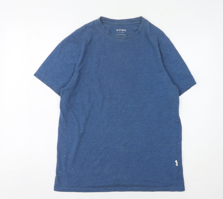 Hymn Unisex Adults Blue Basic Cotton T-Shirt M