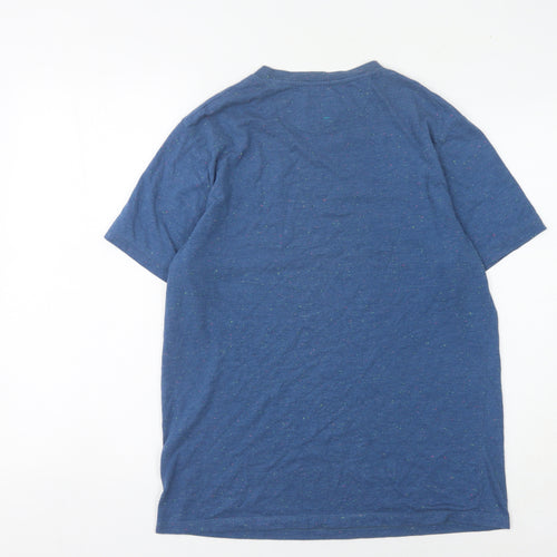 Hymn Unisex Adults Blue Basic Cotton T-Shirt M