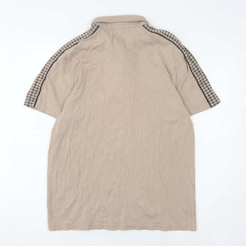 River Island Men's Beige Polo Shirt - Size M