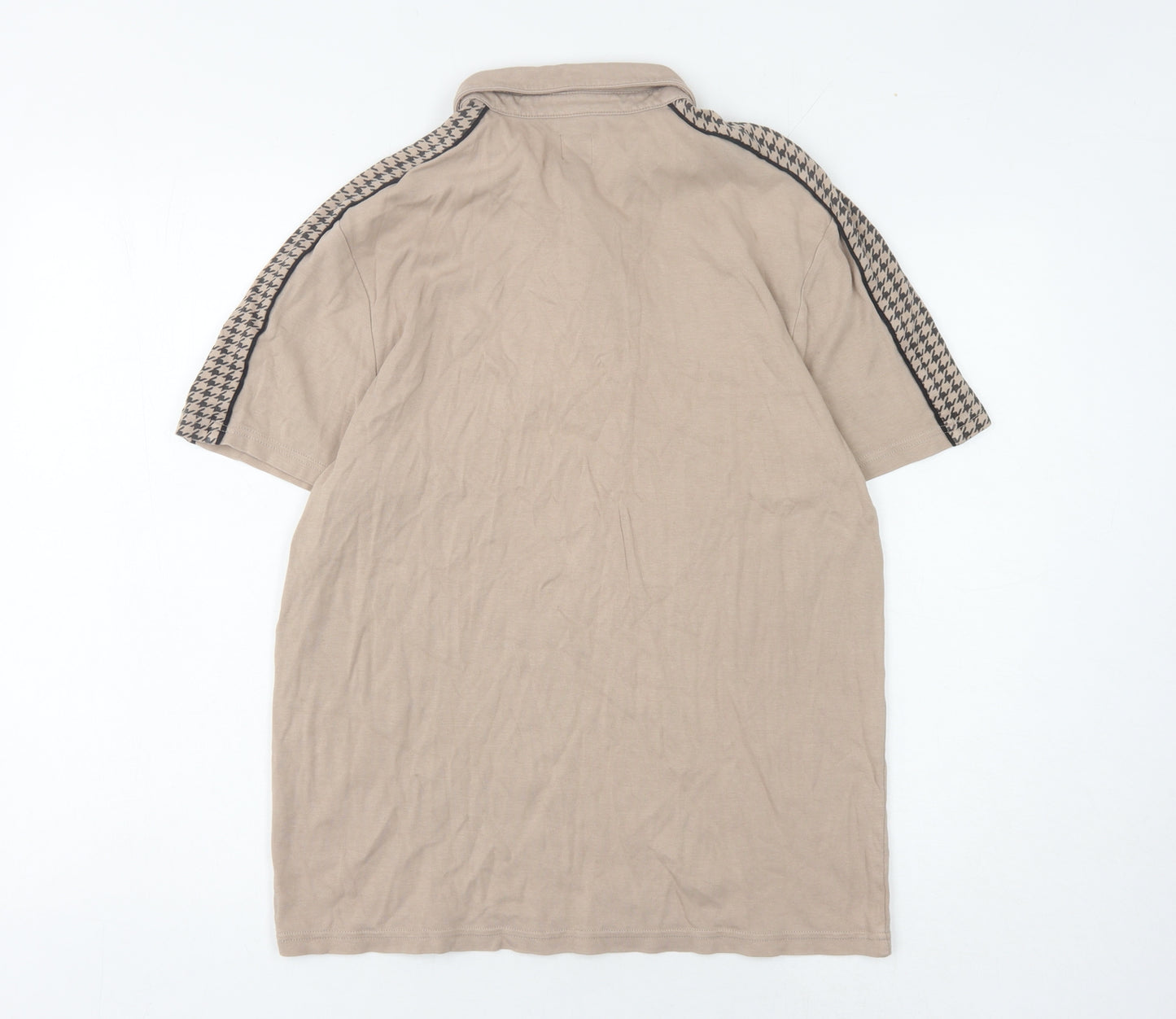 River Island Men's Beige Polo Shirt - Size M