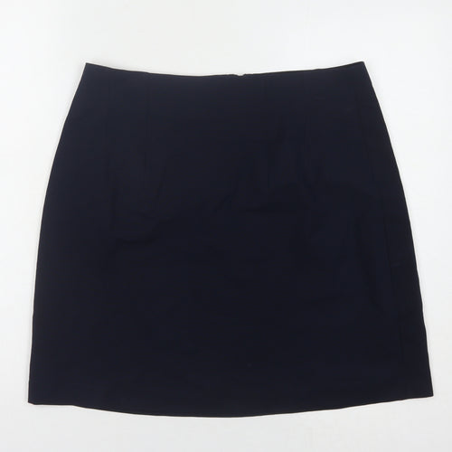 Marks and Spencer Women's Navy Blue Pencil Skirt Size 14