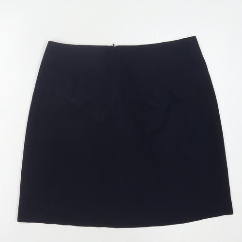 Marks and Spencer Women's Navy Blue Pencil Skirt Size 14