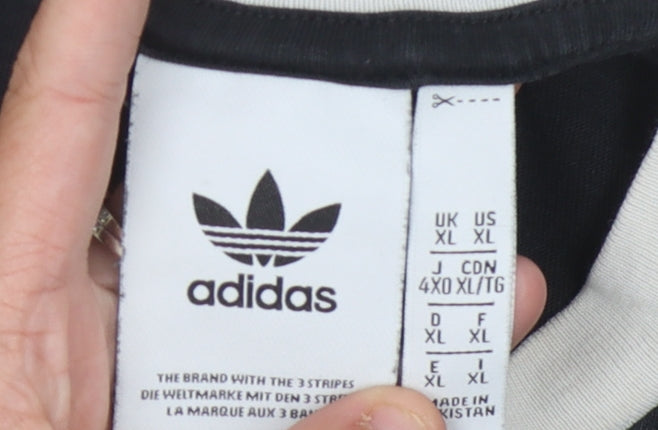 Adidas Men's Black XL Short Sleeve T-Shirt