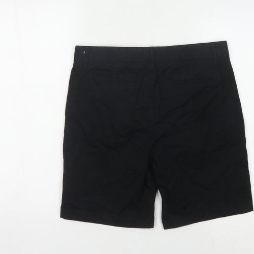 Stylus Women's Black Chino Shorts, Size 4 - Casual Comfort