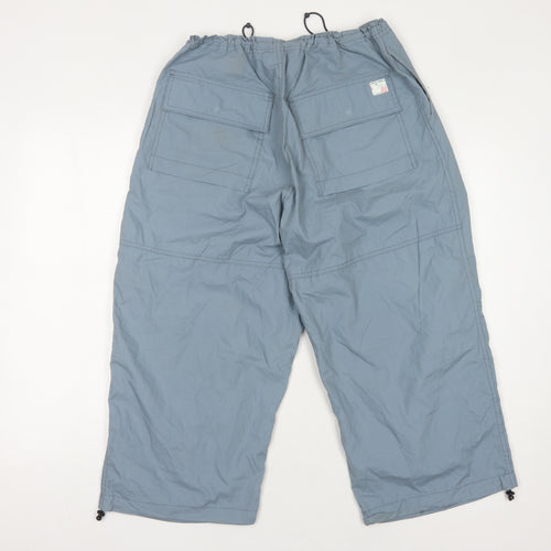 Firetrap Men's Blue Cargo Trousers Large