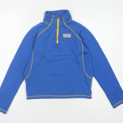 Hi Gear Boys Blue 1/4 Zip Sweatshirt 11-12 Years
