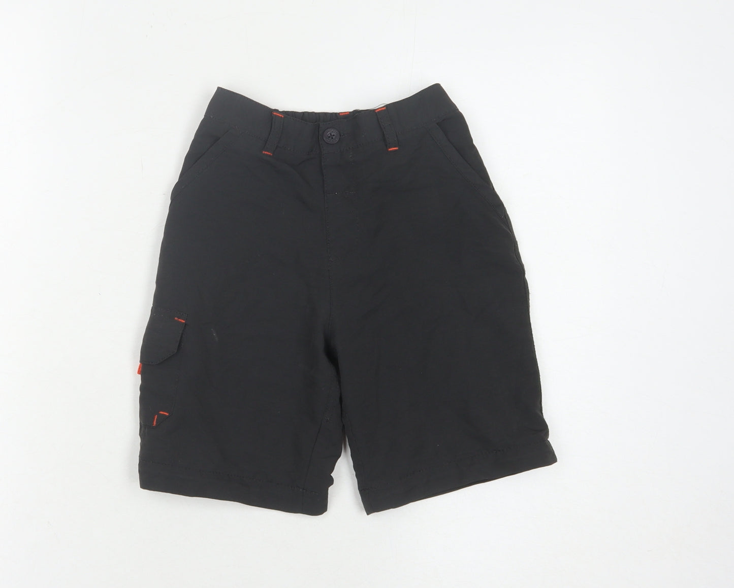 Regatta Boys Black Active Shorts 5-6 Years with Pockets