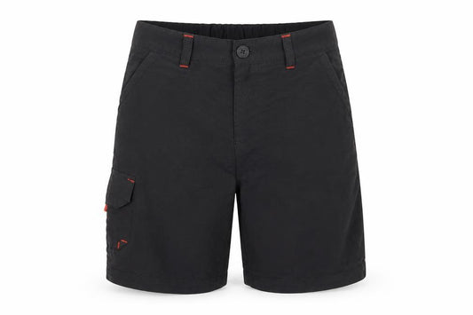 Front view of Regatta boys’ black active shorts 5-6 years with pockets