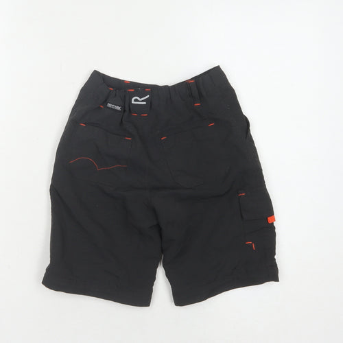 Regatta Boys Black Active Shorts 5-6 Years with Pockets