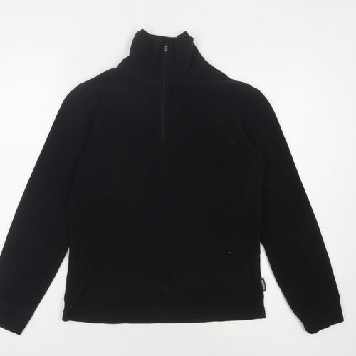 Nevisport Men's Black S Fleece Pullover Hoodie