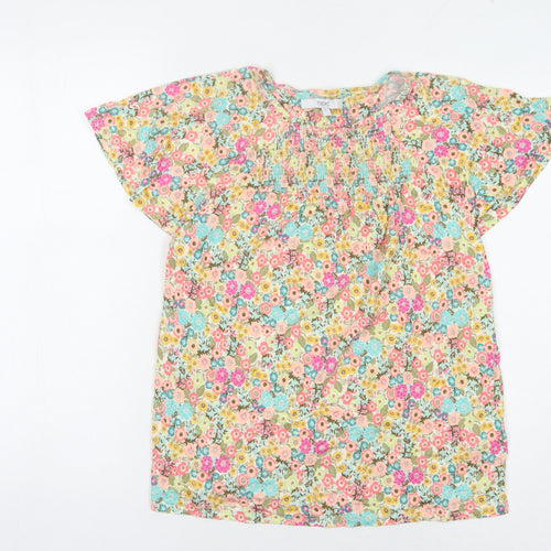 Next Women's Multicoloured Floral Blouse, Size 6