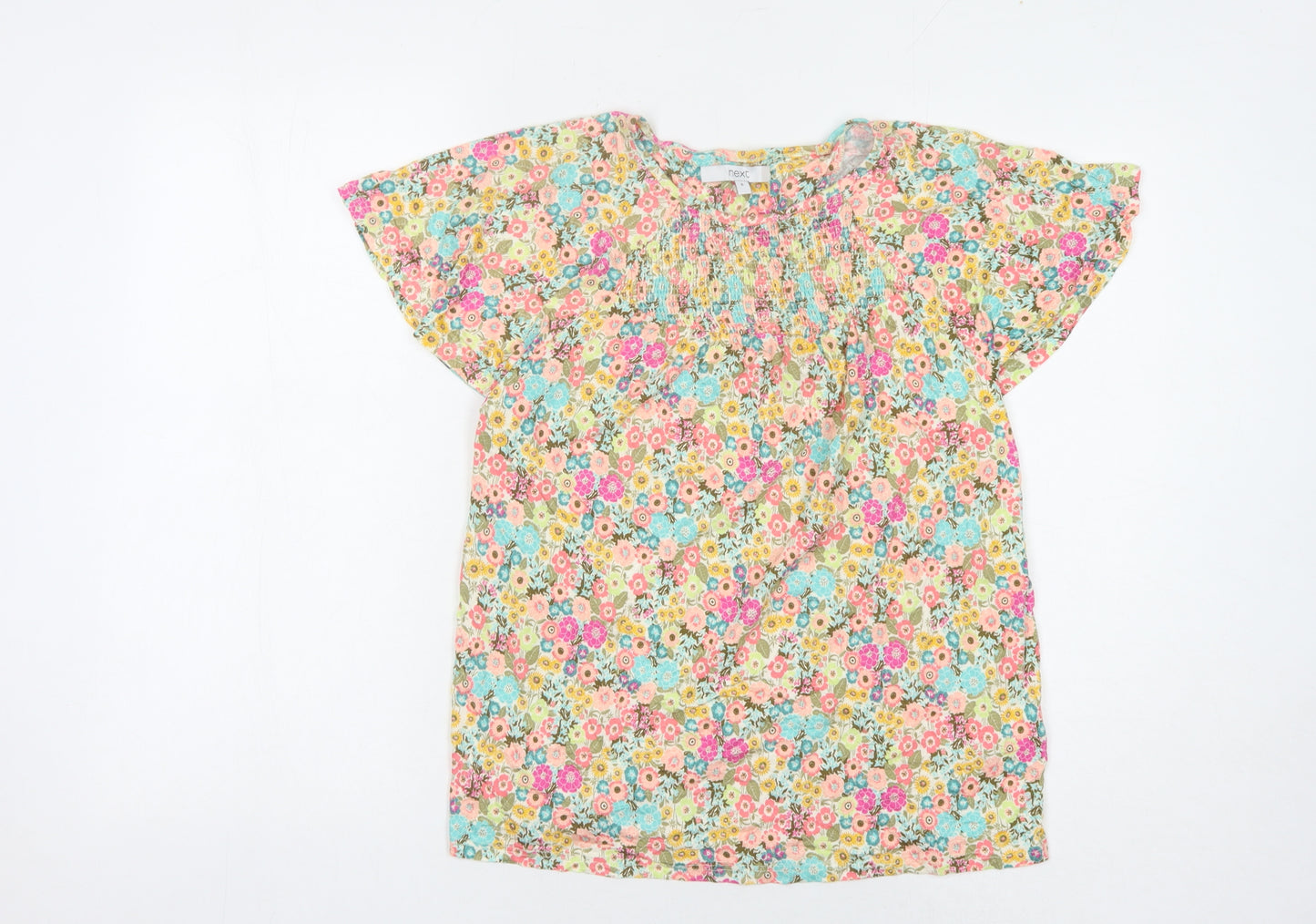 Next Women's Multicoloured Floral Blouse, Size 6