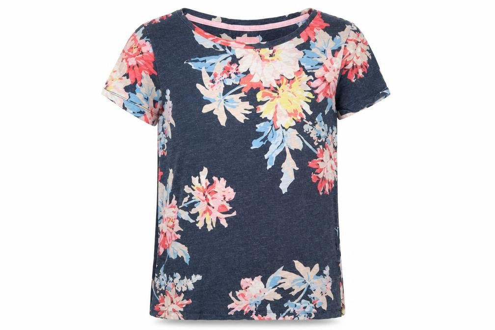 Joules Women’s Multicoloured Floral T-Shirt Size 8