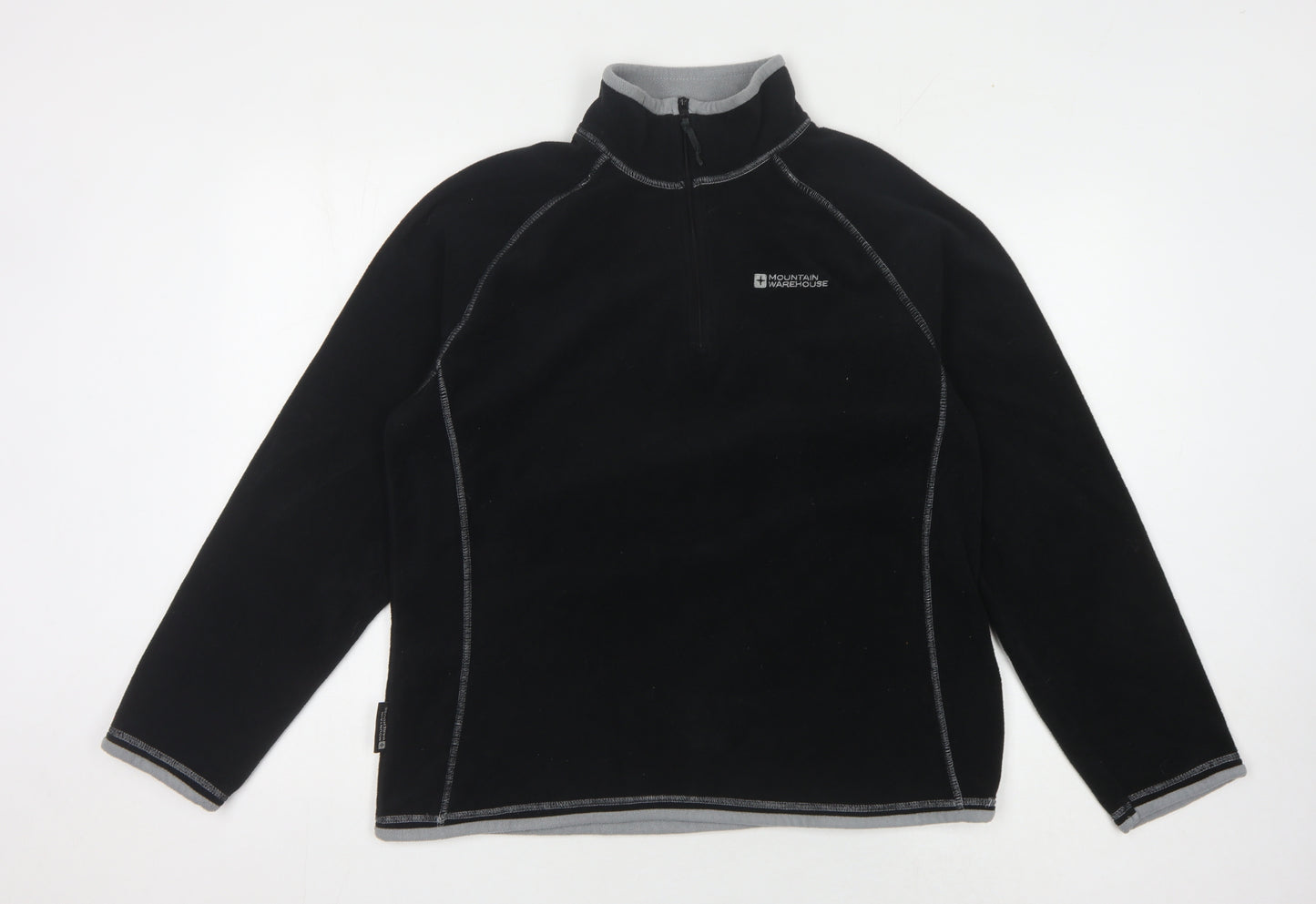 Mountain Warehouse Women's Black Fleece Sweatshirt Size 16
