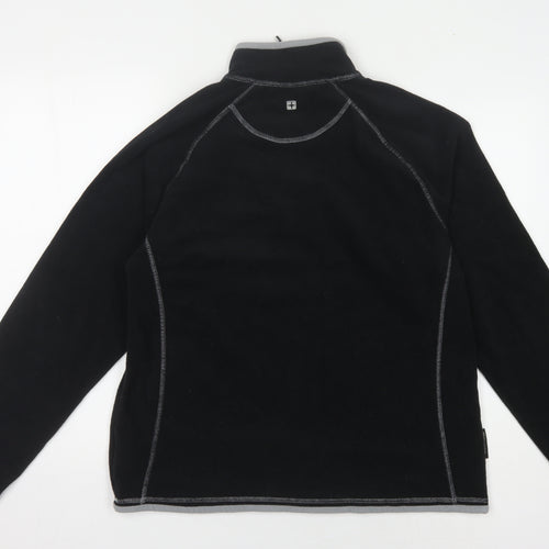 Mountain Warehouse Women's Black Fleece Sweatshirt Size 16