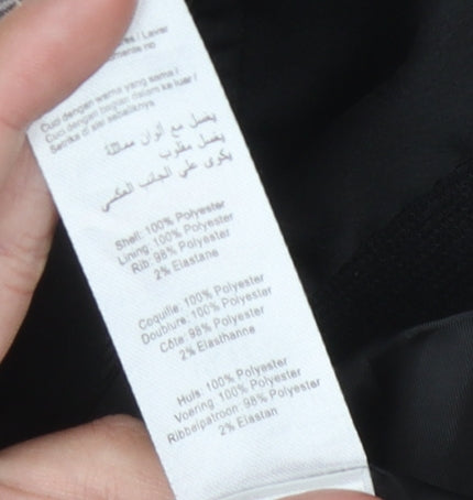 New Look Women's Black Bomber Jacket, Size 14, Tall