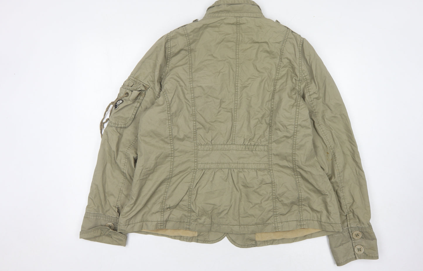 Next Women's Beige Military Jacket Size 20