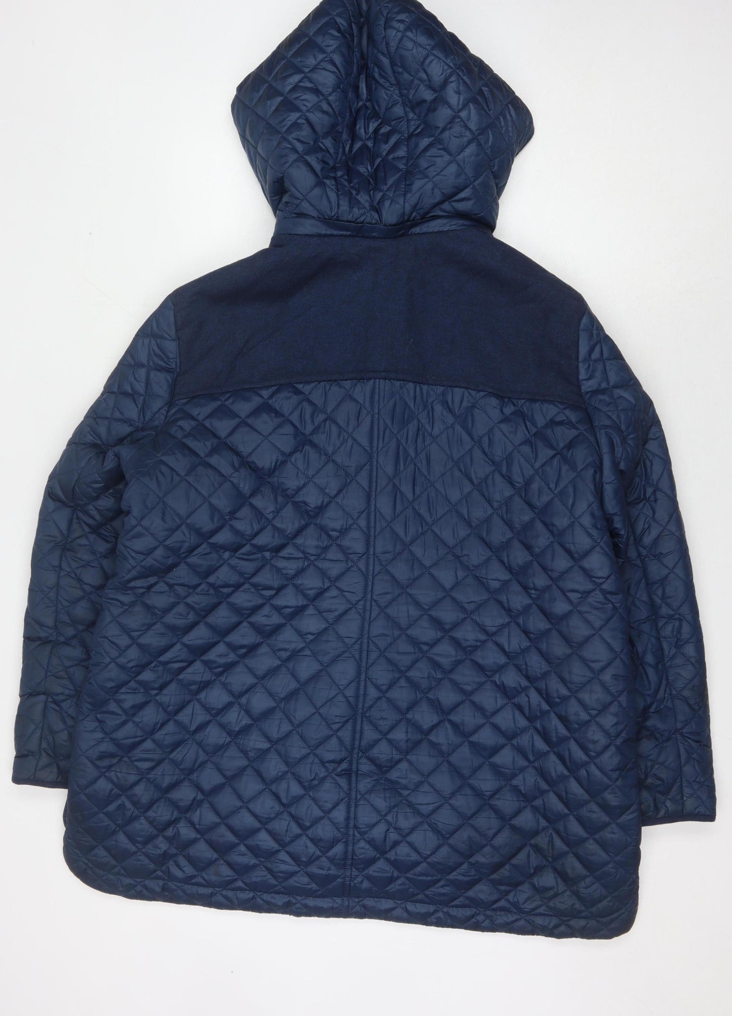 Ambria Women's Blue Hooded Puffer Jacket Size 20